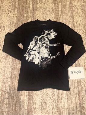 Taylor Swift The Eras Tour Black Graphic Long Sleeve Tee